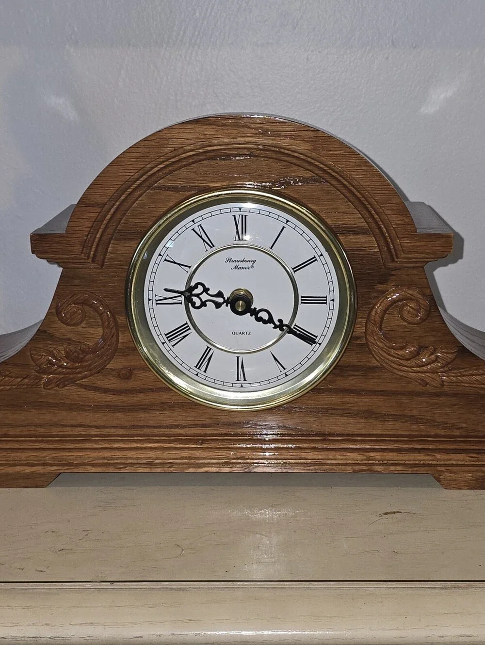 Strasbourg Manor Quartz Chiming Mantel Clock Quarter Hour Westminster Mint Works